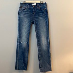 Madewell Alley straight jeans